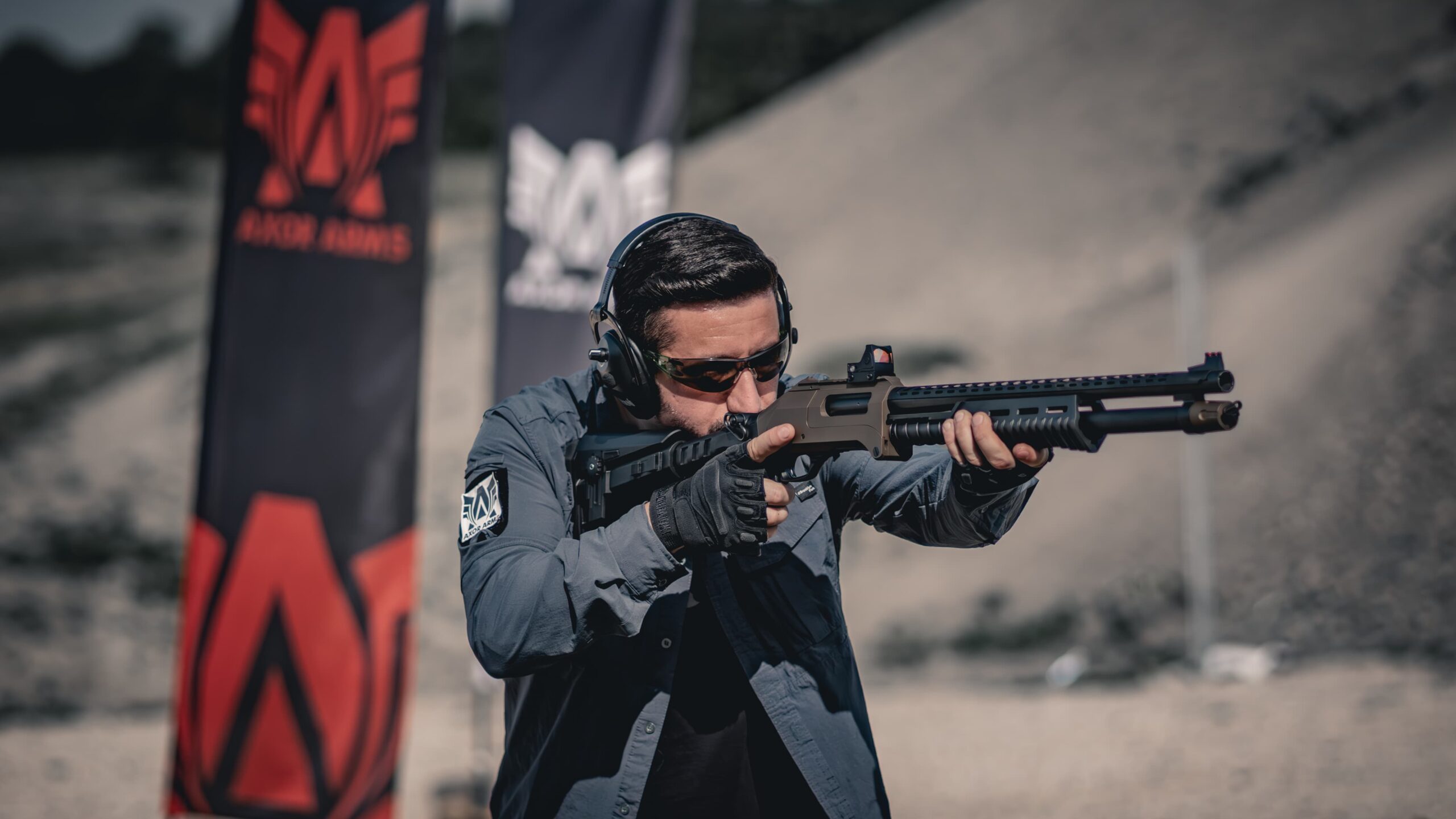 1 S scaled - Axor Arms Axor Arms FP-TA Katlanır Pompalı Taktik Av Tüfeği - Axor Arms